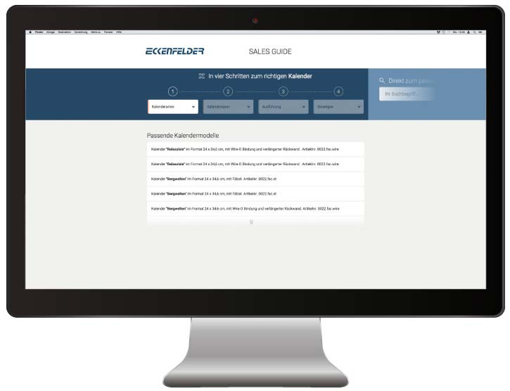 Eckenfelder Connect – Sales Guide PC Eckenfelder Connect - Sales Guide PC