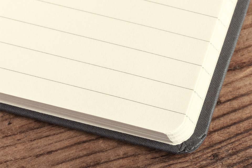 Notizbücher – Buchblock liniert Notizbücher - Buchblock liniert